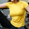 Áo ngắn tay tập gym yoga nữ icadmm47