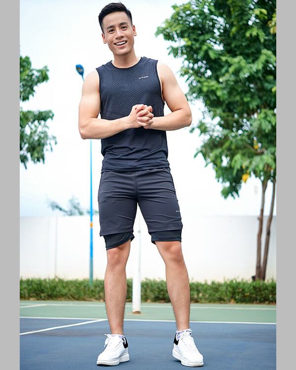 Áo tanktop gym nam AT1 Áo tanktop yoga nam AT1
