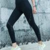 Quần legging tập gym nữ icado phối lưới QD20 Quần legging tập gym nữ icado phối lưới QD20