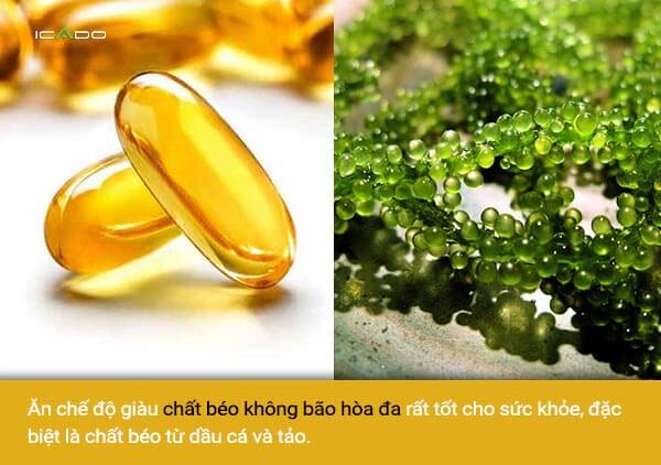 Một số khoảng trống xung quanh mỗi phân tử chất béo không bão hòa đa không bão hòa nguyên tử hydro.