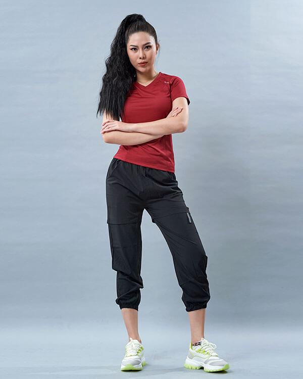 set thể thao nữ 10 áo thun nữ quần jogger