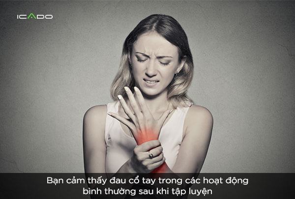 chấn thương cổ tay nặng có thể không bao giờ lành hoàn toàn.