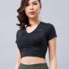 Áo croptop thể thao nữ AT4