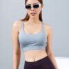 Áo bra tập gym nữ cài khuy ICADO HN21 Áo bra tập gym nữ cài khuy ICADO HN21