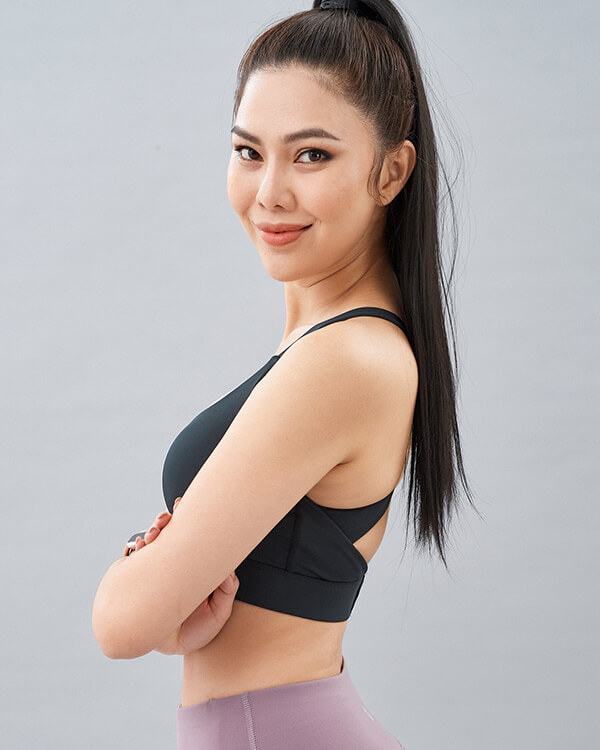 Áo bra tập yoga nữ cài khuy ICADO HN21