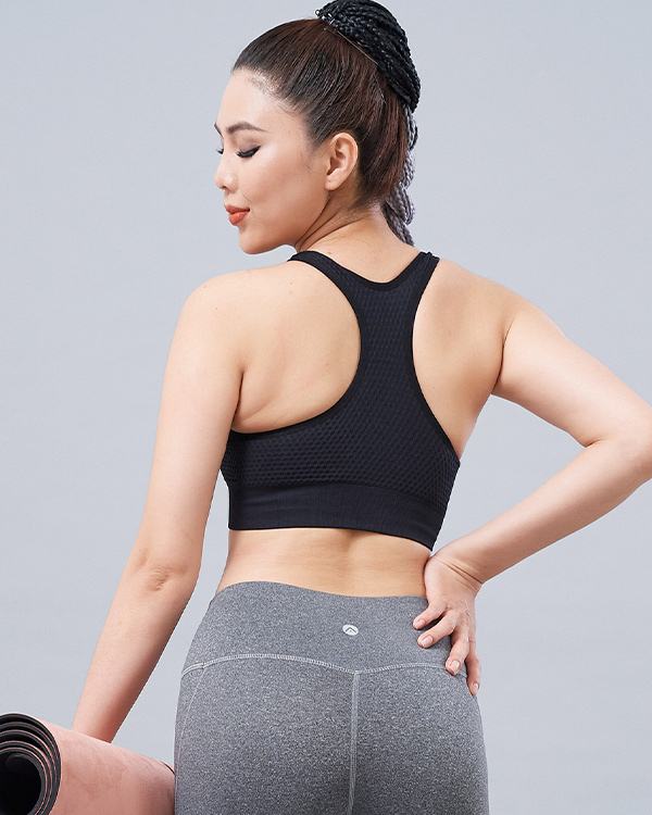 Set gym nữ 14: Áo bra CH11 & quần legging QD26
