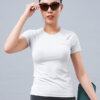 Set yoga nữ 13: Áo thun MM45 & quần legging QD32
