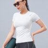 Set yoga nữ 13: Áo thun MM45 & quần legging QD32 Set yoga nữ 13: Áo thun MM45 & quần legging QD32