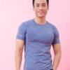 Áo ngắn tay tập gym Nam ICADO AT13-2