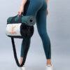 Quần dài tập gym yoga nữ ICADO phối lưới QD-37