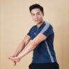 Áo ngắn tay tập gym yoga Nam PAVO AT4