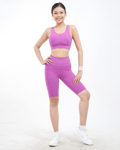 Set Đồ Tập Yoga Gym Chạy Bộ Nữ ICADO (Áo HT101 + Quần AT17)