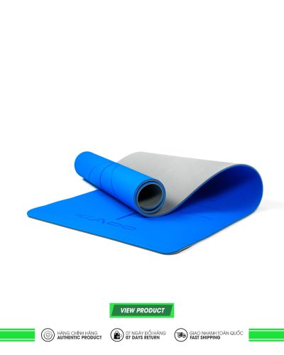 Thảm Tập Yoga Định Tuyến ICADO TPE – 6MM - Xanh Dương