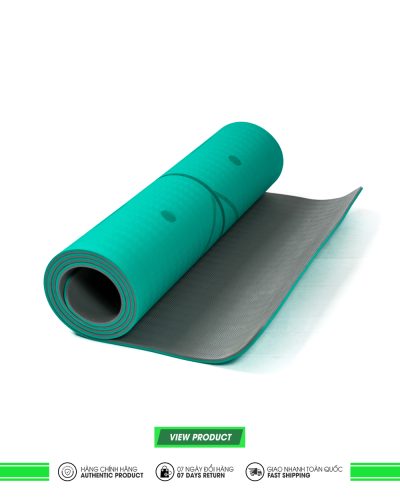 Thảm Tập Yoga Định Tuyến ICADO TPE – 8MM - Xanh Ngọc