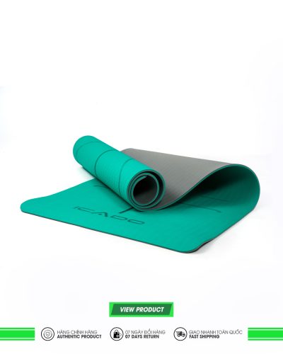 Thảm Tập Yoga Định Tuyến ICADO TPE – 6MM - Xanh Ngọc